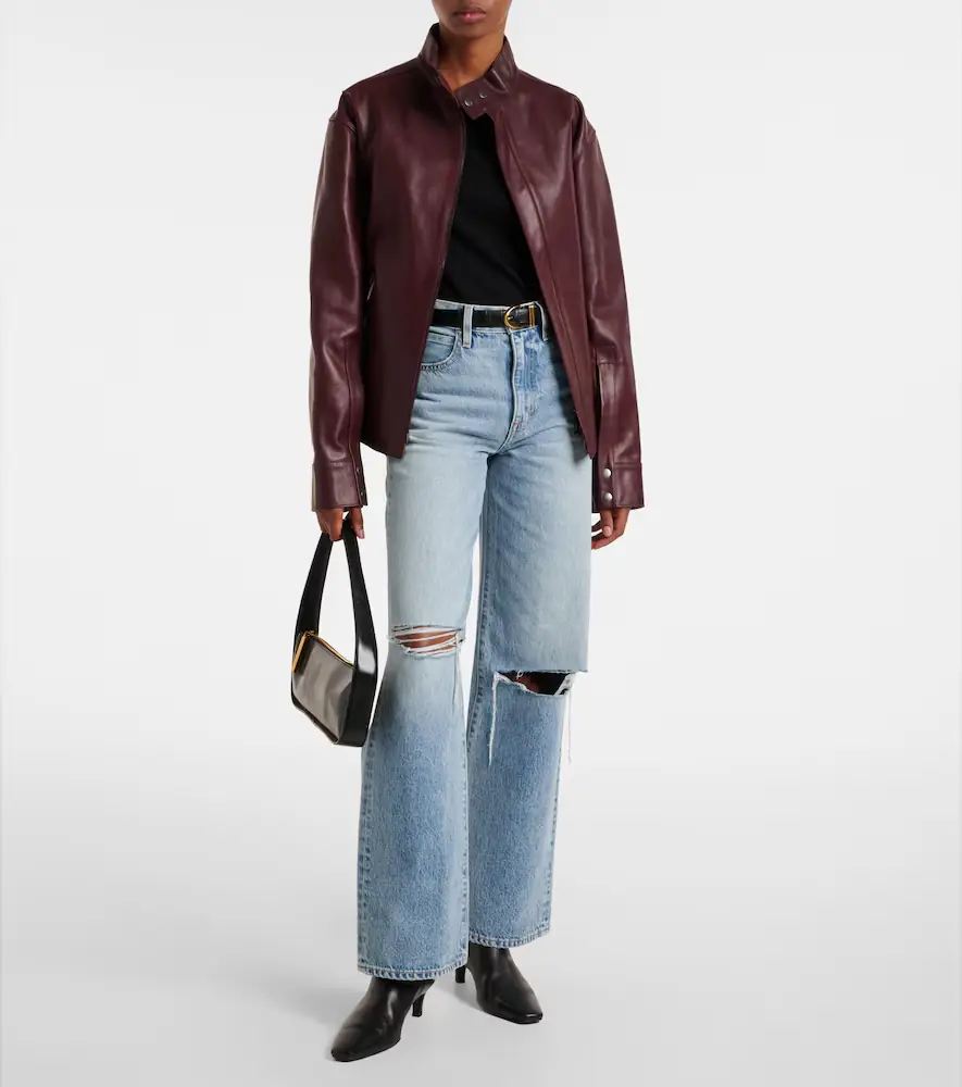 SLVRLAKE Grace mid-rise wide-leg jeans | Thumbnail 2