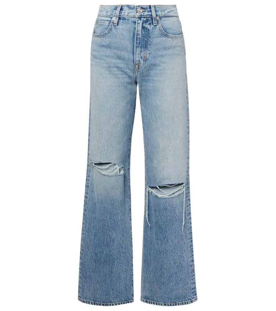 SLVRLAKE Grace mid-rise wide-leg jeans