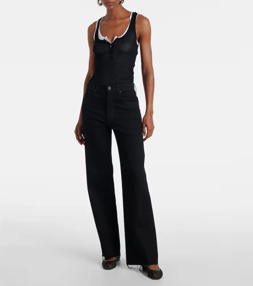 SLVRLAKE Grace high-rise wide-leg jeans | Thumbnail 5