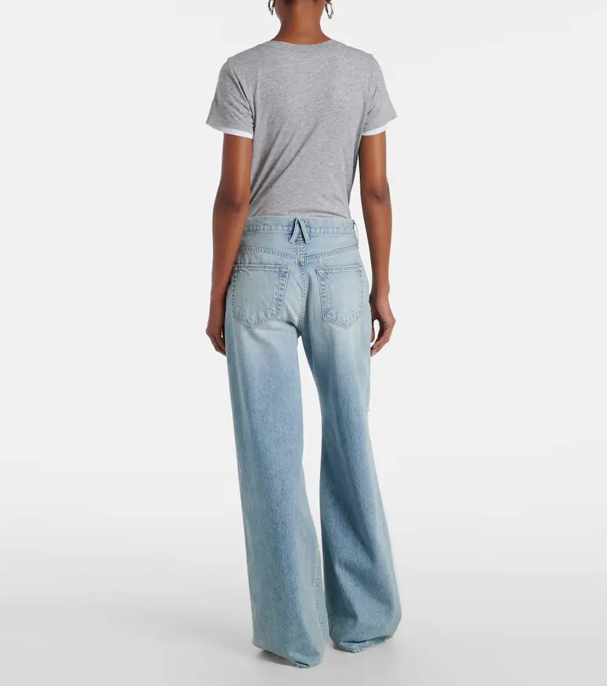 SLVRLAKE Nico distressed mid-rise wide-leg jeans | Thumbnail 3 SLVRLAKE Nico distressed mid-rise wide-leg jeans | Thumbnail 3