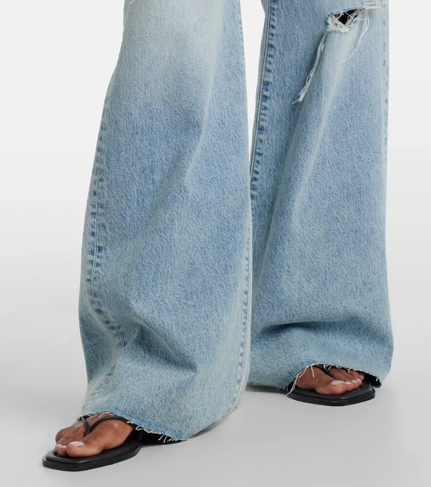 SLVRLAKE Nico distressed mid-rise wide-leg jeans | Thumbnail 7 SLVRLAKE Nico distressed mid-rise wide-leg jeans | Thumbnail 7