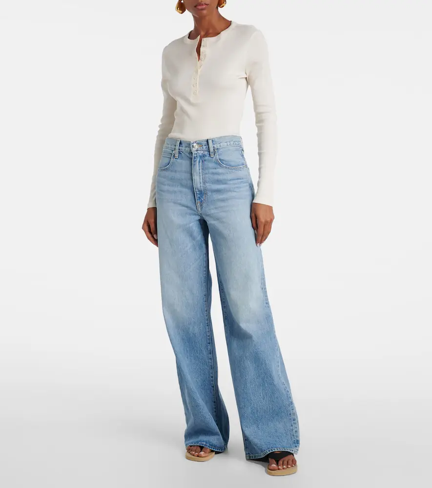 SLVRLAKE Eva high-rise wide-leg jeans | Thumbnail 6