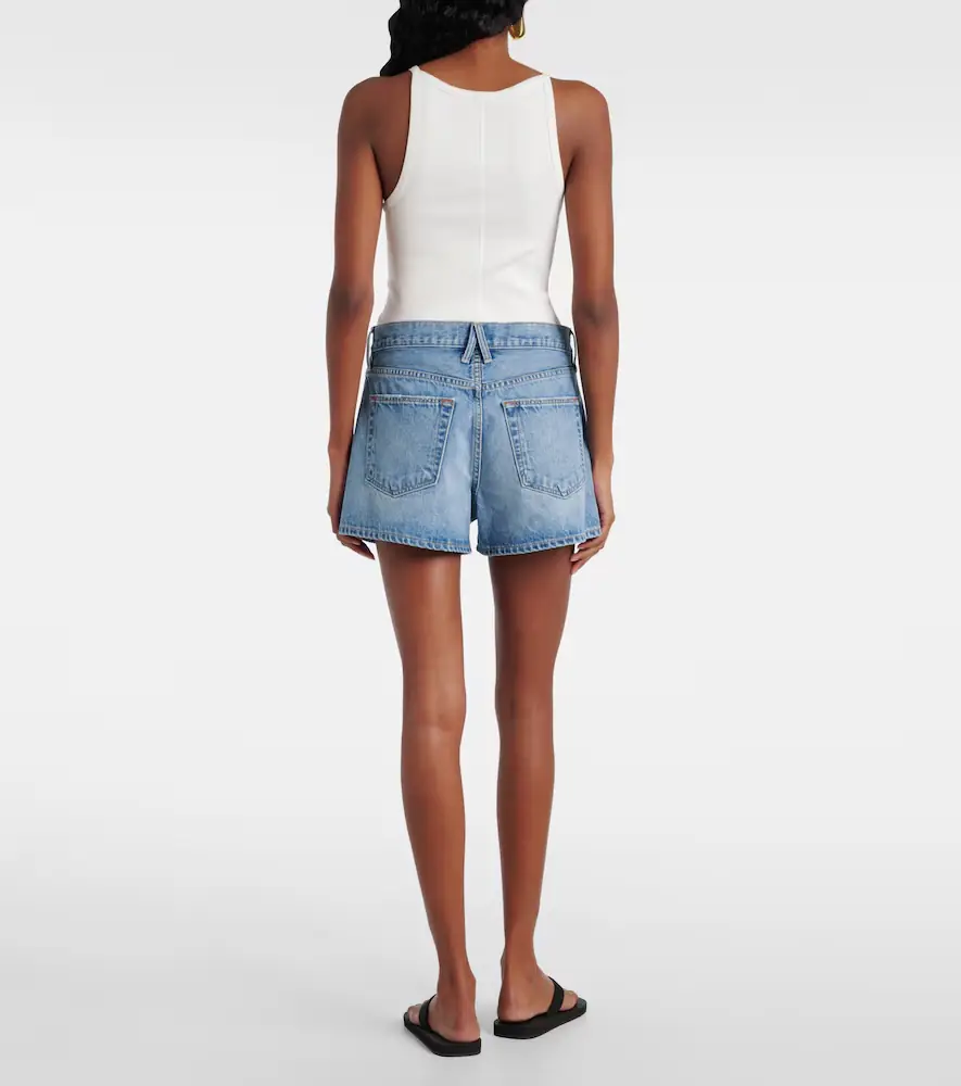SLVRLAKE Mila mid-rise denim shorts | Thumbnail 2