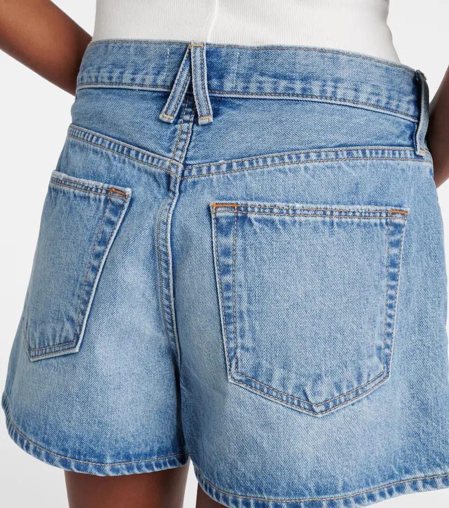 SLVRLAKE Mila mid-rise denim shorts | Thumbnail 3