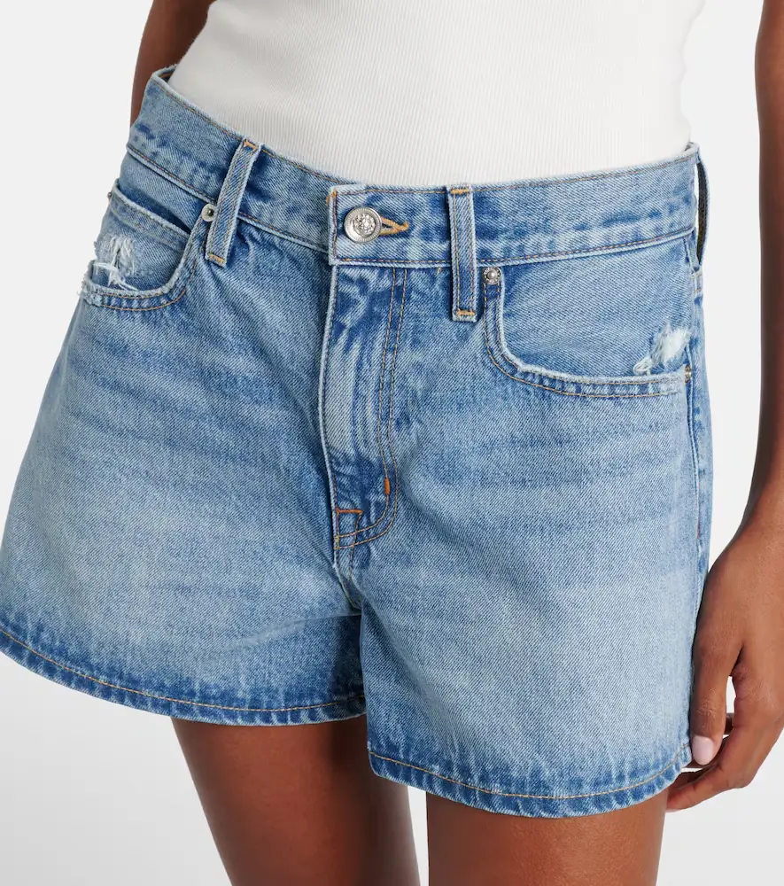 SLVRLAKE Mila mid-rise denim shorts | Thumbnail 5
