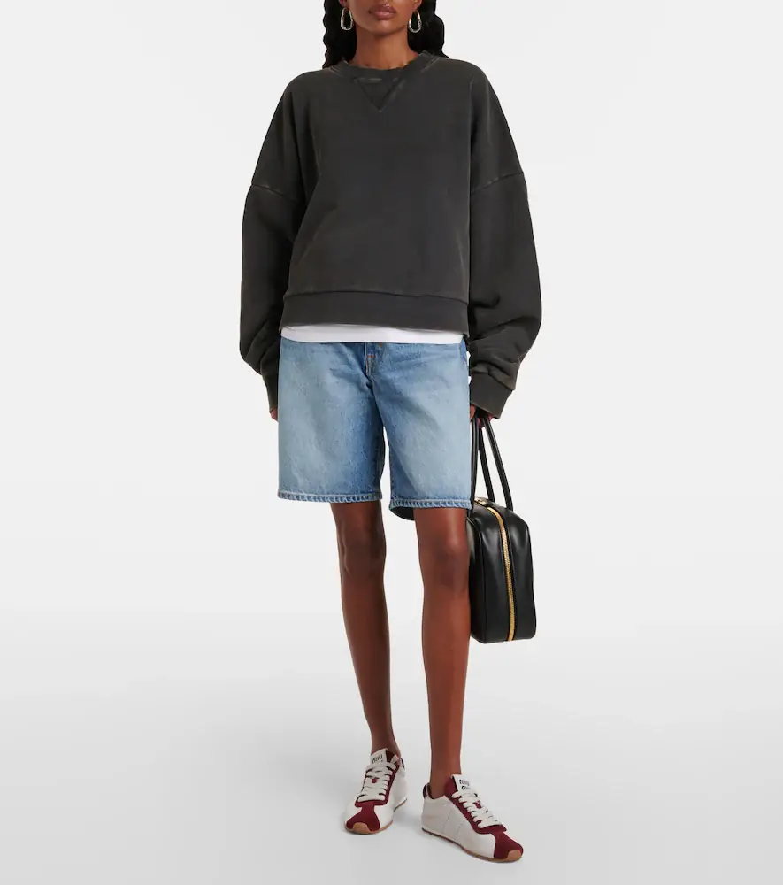 SLVRLAKE High-rise denim Bermuda shorts | Thumbnail 2