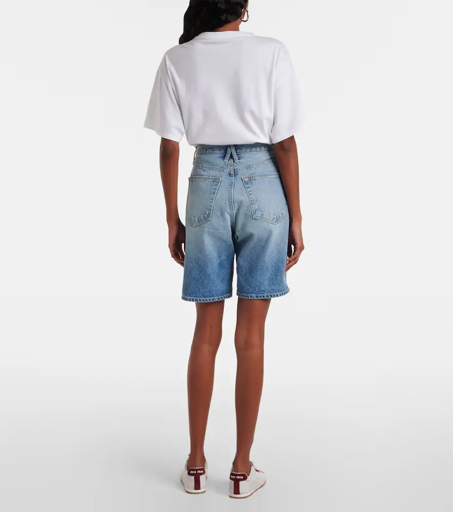 SLVRLAKE High-rise denim Bermuda shorts | Thumbnail 3