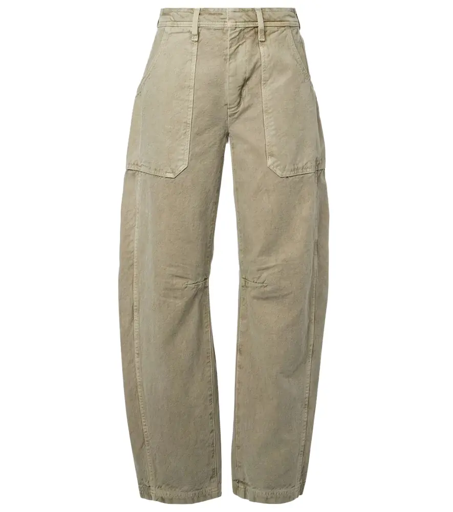 SLVRLAKE Rookie cotton barrel-leg cargo pants