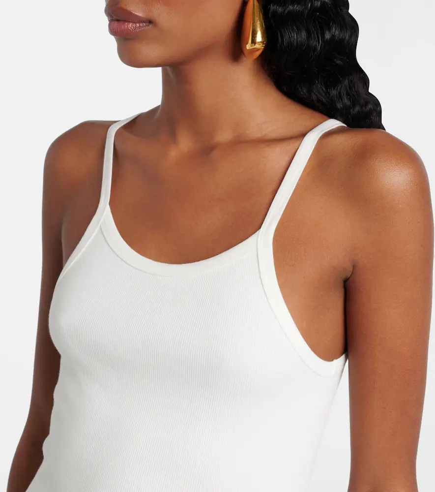 SLVRLAKE Ribbed-knit cotton jersey tank top | Thumbnail 2