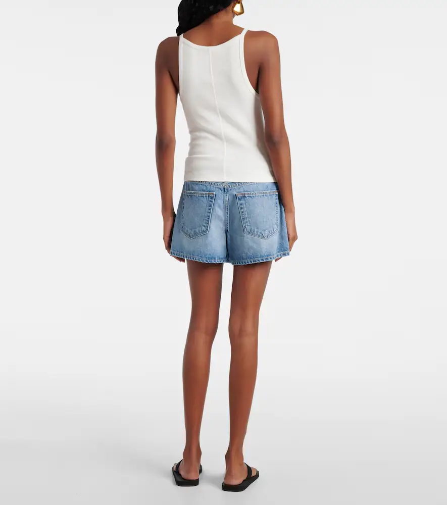 SLVRLAKE Ribbed-knit cotton jersey tank top | Thumbnail 3