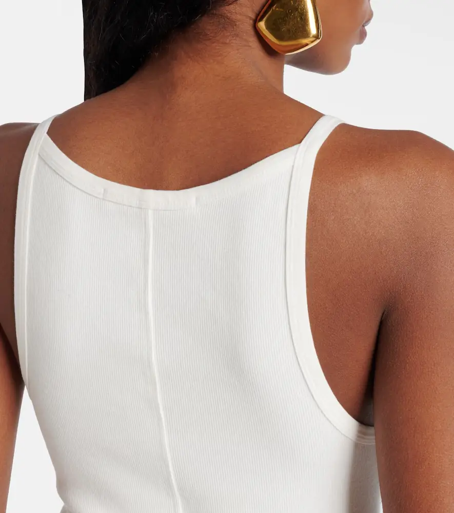 SLVRLAKE Ribbed-knit cotton jersey tank top | Thumbnail 4