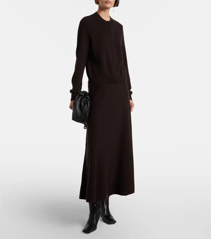 Lisa Yang Torie high-rise cashmere maxi skirt | Thumbnail 2