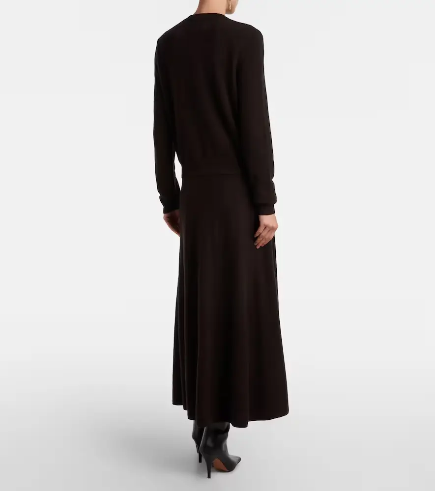 Lisa Yang Torie high-rise cashmere maxi skirt | Thumbnail 4