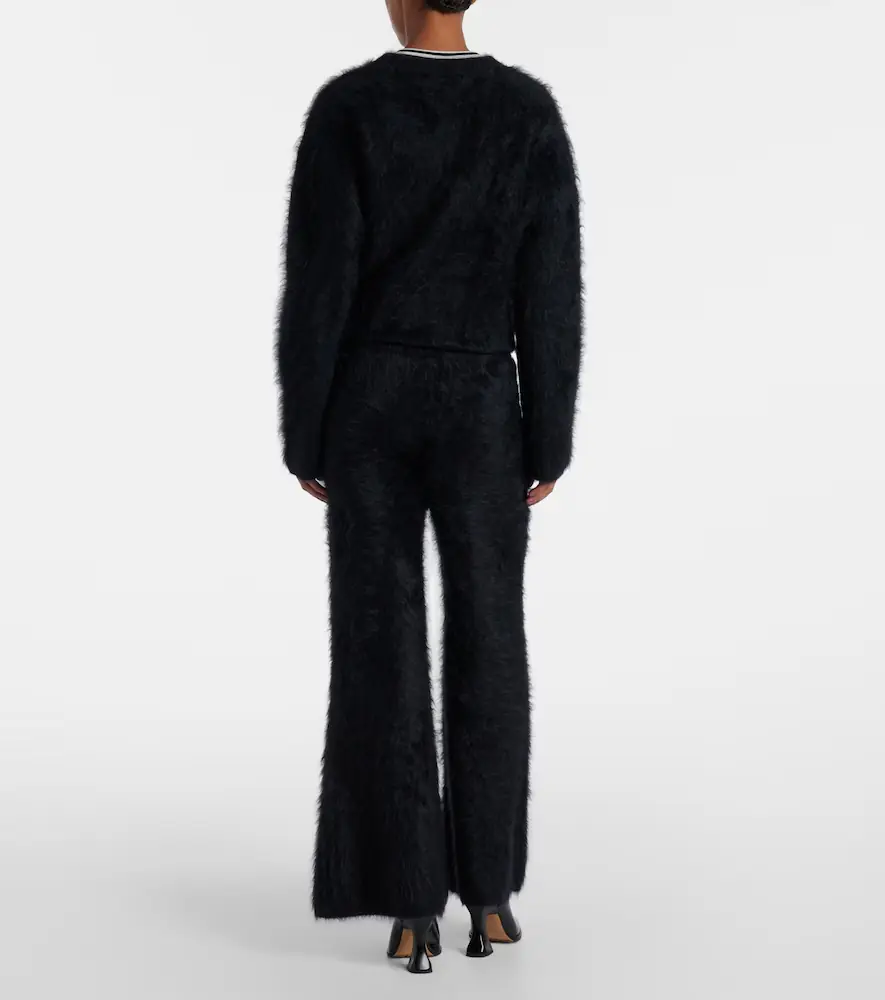 Lisa Yang Ellery brushed cashmere flared pants | Thumbnail 4