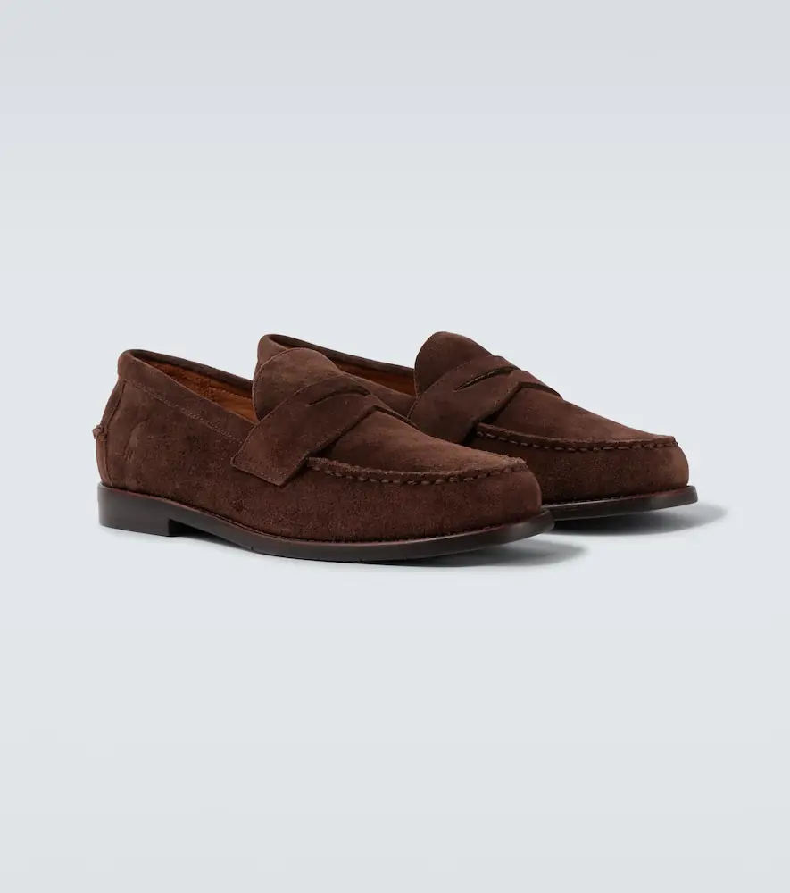 Polo Ralph Lauren Logo suede loafers | Thumbnail 2 Polo Ralph Lauren Logo suede loafers | Thumbnail 2