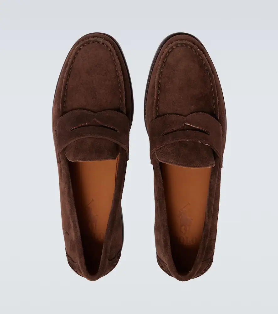 Polo Ralph Lauren Logo suede loafers | Thumbnail 6 Polo Ralph Lauren Logo suede loafers | Thumbnail 6