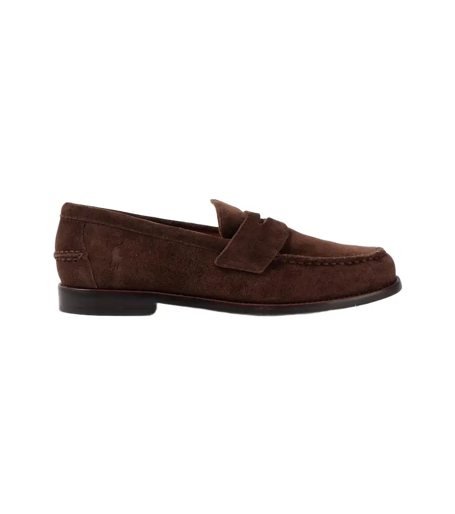 Polo Ralph Lauren Logo suede loafers