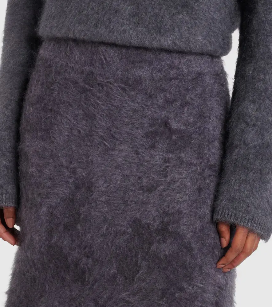 Lisa Yang Asta cashmere midi skirt | Thumbnail 4
