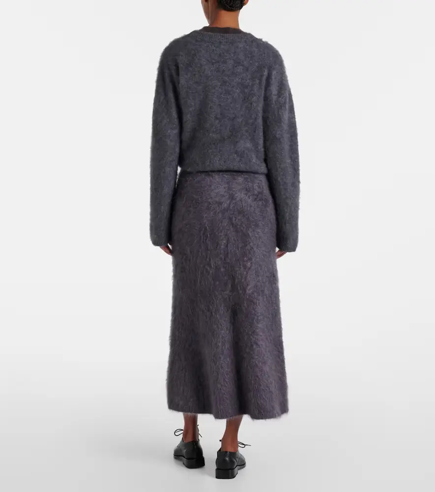 Lisa Yang Asta cashmere midi skirt | Thumbnail 5