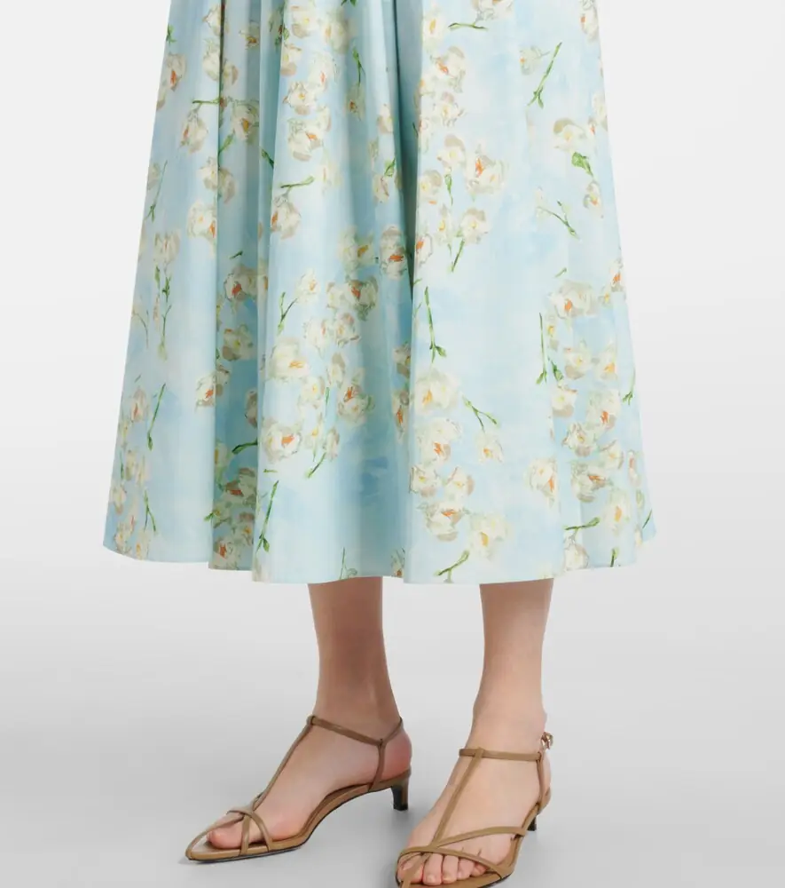 Emilia Wickstead Mona floral cotton midi dress | Thumbnail 5 Emilia Wickstead Mona floral cotton midi dress | Thumbnail 5