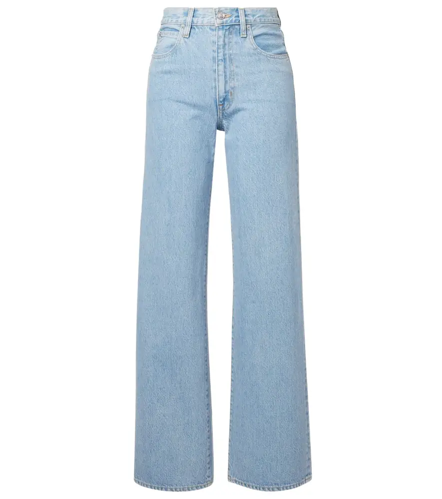 SLVRLAKE Grace high-rise wide-leg jeans