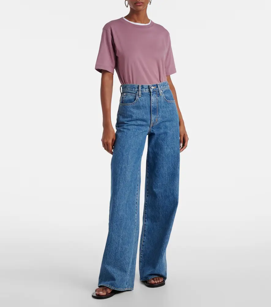 SLVRLAKE Eva high-rise wide-leg jeans | Thumbnail 6