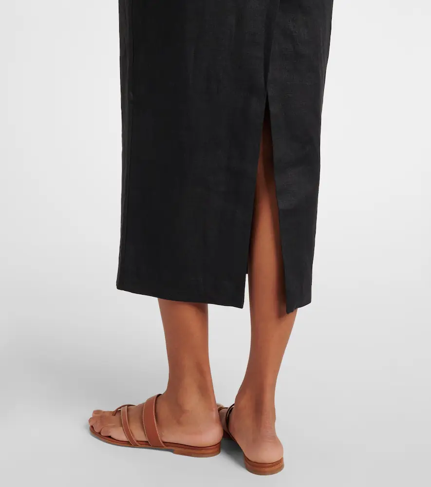 Posse Alice linen maxi dress | Thumbnail 5