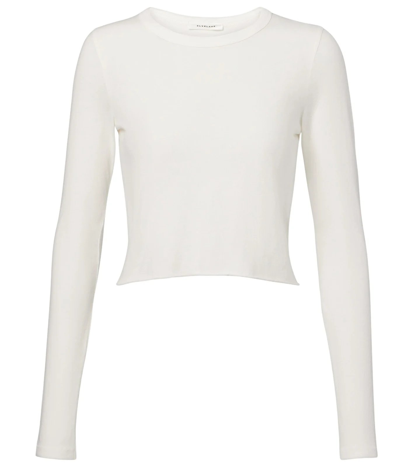 Cropped cotton jersey T-shirt Cropped cotton jersey T-shirt