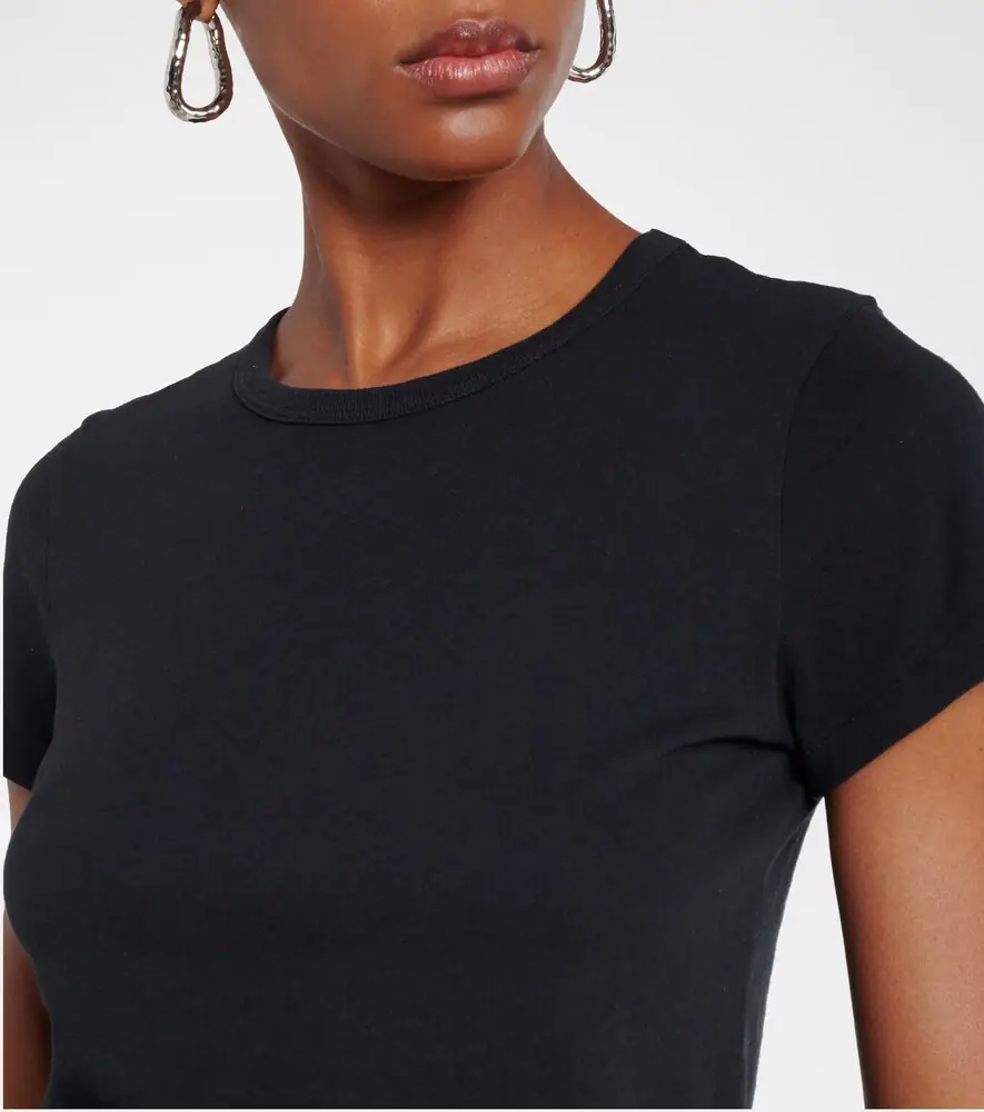 SLVRLAKE Cropped cotton jersey T-shirt | Thumbnail 4