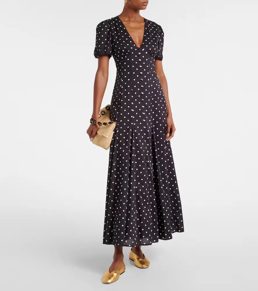 Posse Paloma polka-dot maxi dress | Thumbnail 5
