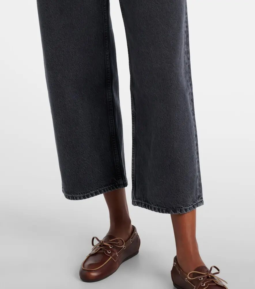 AGOLDE Arc cropped mid-rise wide-leg jeans | Thumbnail 3