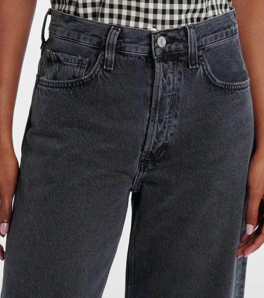 AGOLDE Arc cropped mid-rise wide-leg jeans | Thumbnail 6