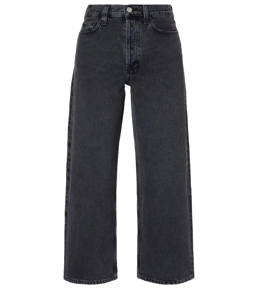 AGOLDE Arc cropped mid-rise wide-leg jeans