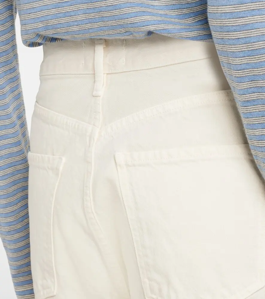 AGOLDE Ren cropped high-rise wide-leg jeans | Thumbnail 5