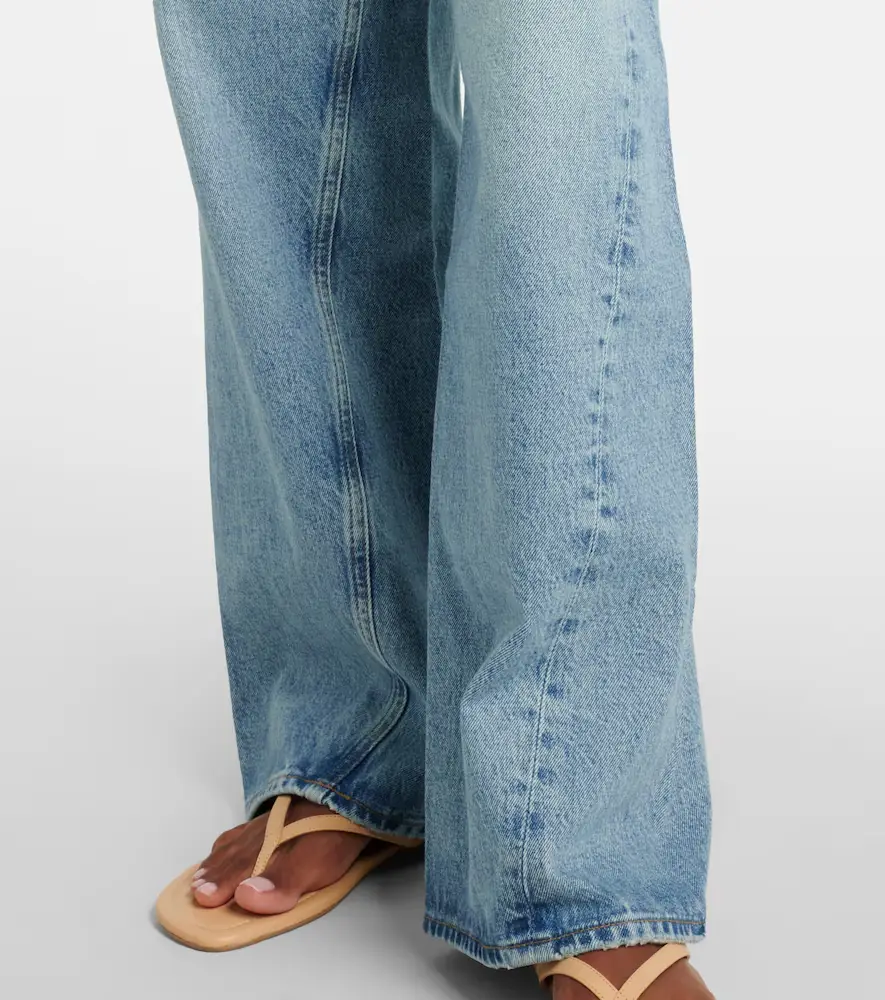 AGOLDE Twist low-rise wide-leg jeans | Thumbnail 3