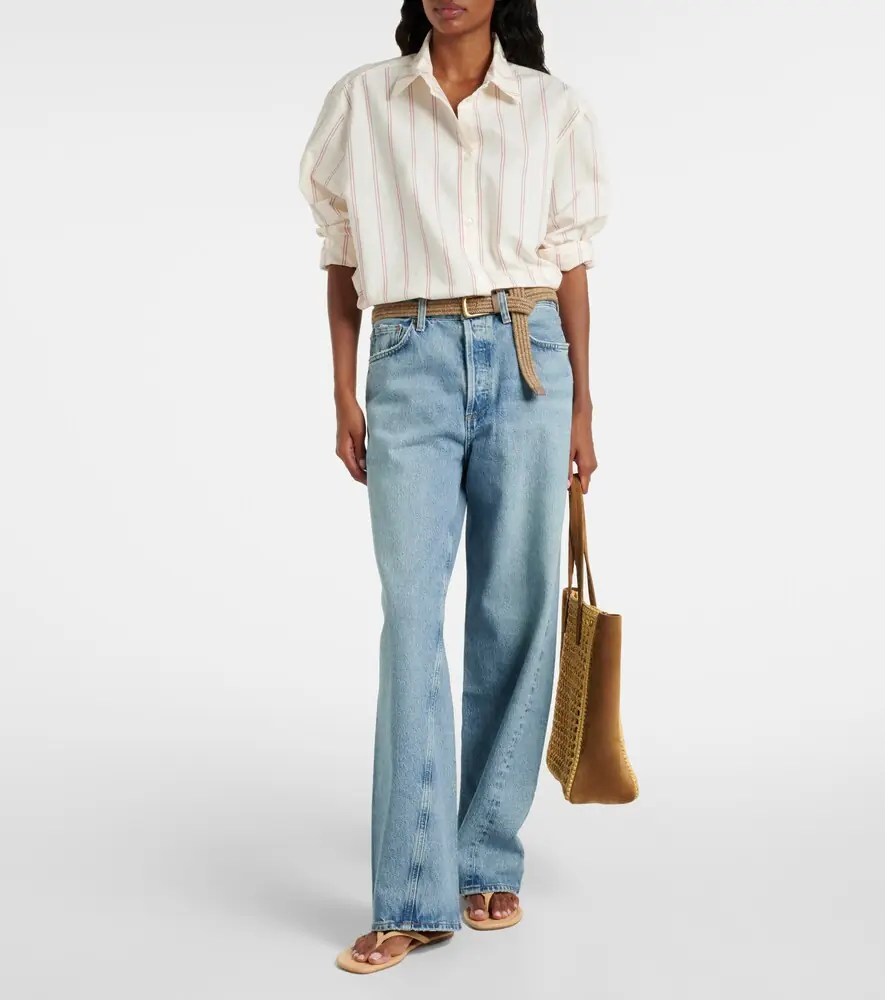 AGOLDE Twist low-rise wide-leg jeans | Thumbnail 4