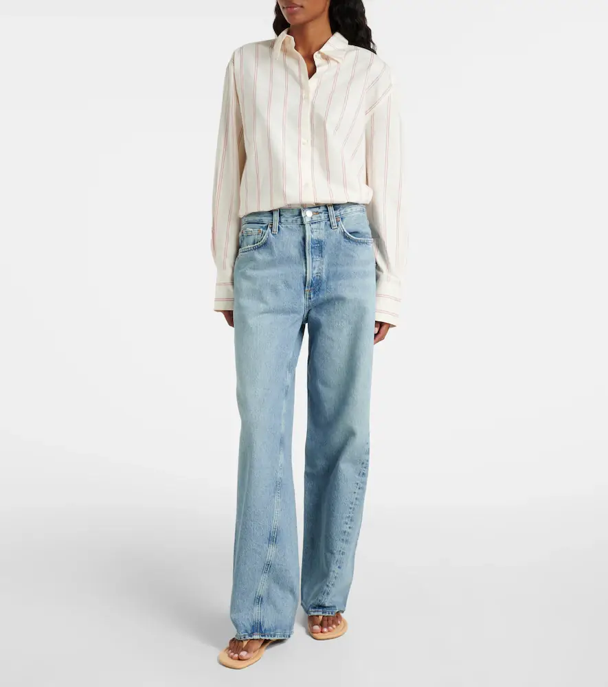 AGOLDE Twist low-rise wide-leg jeans | Thumbnail 5