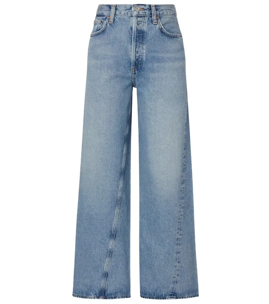 AGOLDE Twist low-rise wide-leg jeans