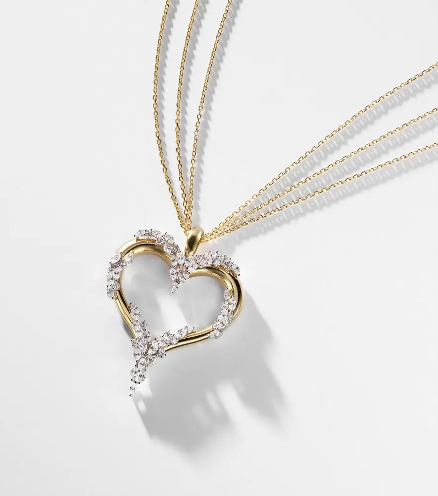 YEPREM Golden Strada 18kt white and yellow gold necklace with diamonds | Thumbnail 4 YEPREM Golden Strada 18kt white and yellow gold necklace with diamonds | Thumbnail 4