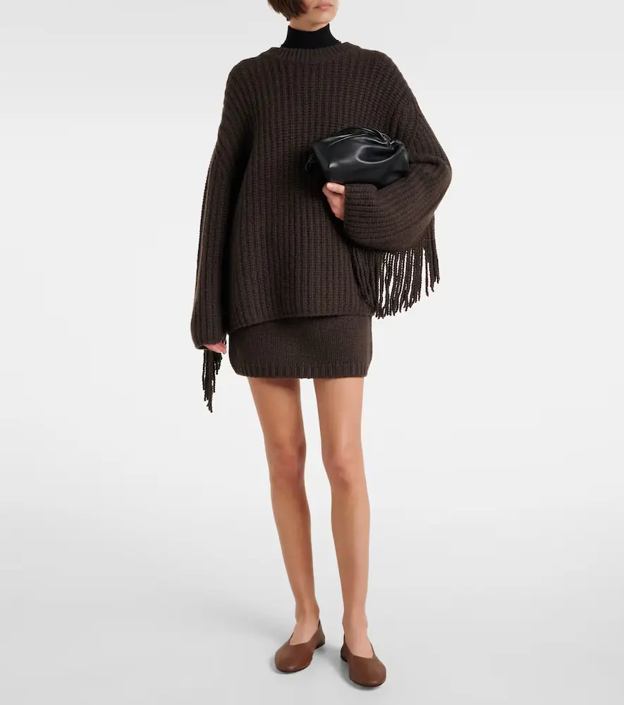 Lisa Yang Hilma fringed oversized sweater | Thumbnail 2