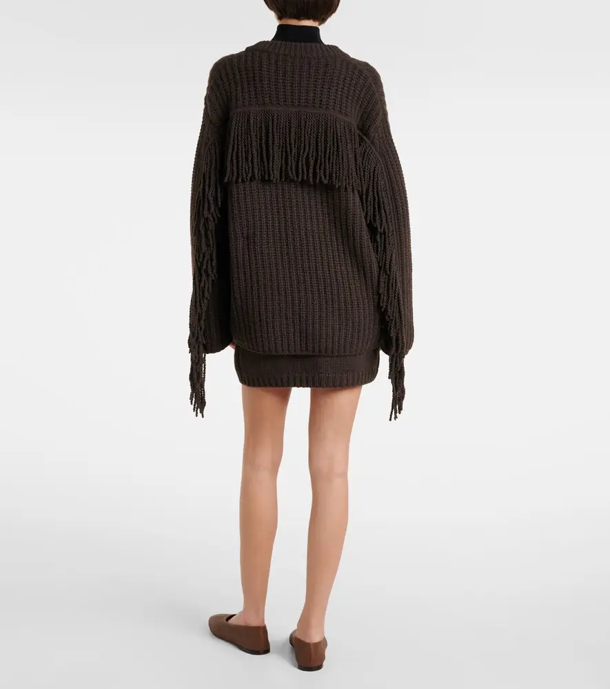 Lisa Yang Hilma fringed oversized sweater | Thumbnail 3