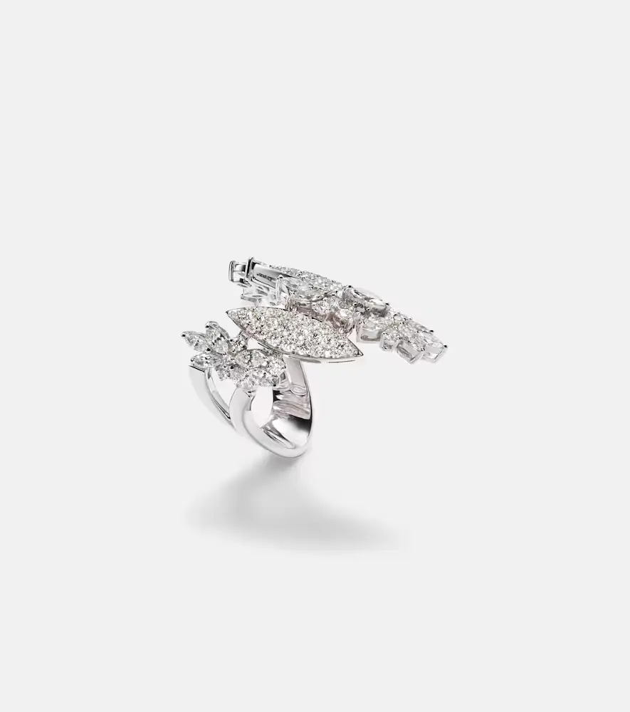 YEPREM Y-Not 18kt white gold ring with diamonds | Thumbnail 2