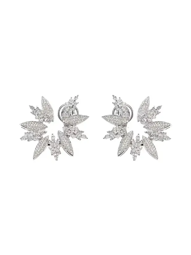 Y-Couture 18kt white gold earrings with diamonds Y-Couture 18kt white gold earrings with diamonds