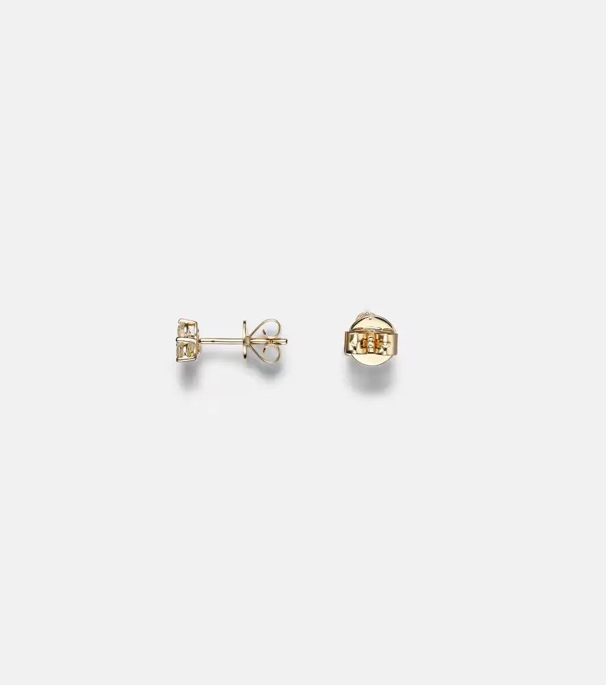 Anita Ko Trillion Medium 18kt gold earrings with diamonds | Thumbnail 2 Anita Ko Trillion Medium 18kt gold earrings with diamonds | Thumbnail 2