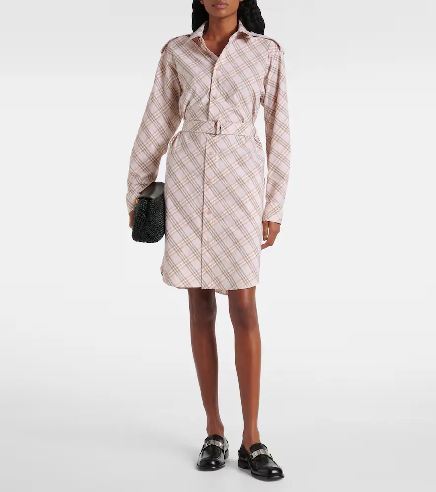 Burberry Check cotton shirt dress | Thumbnail 2 Burberry Check cotton shirt dress | Thumbnail 2