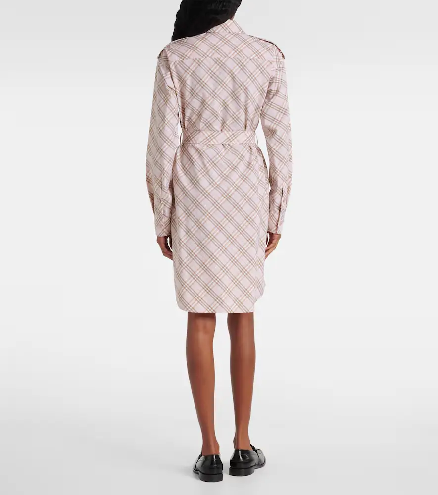 Burberry Check cotton shirt dress | Thumbnail 4 Burberry Check cotton shirt dress | Thumbnail 4