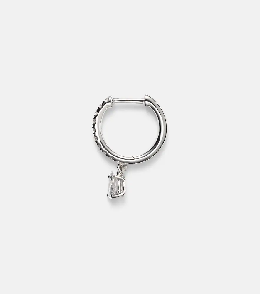 Anita Ko 18kt white gold single earring with diamonds | Thumbnail 2 Anita Ko 18kt white gold single earring with diamonds | Thumbnail 2