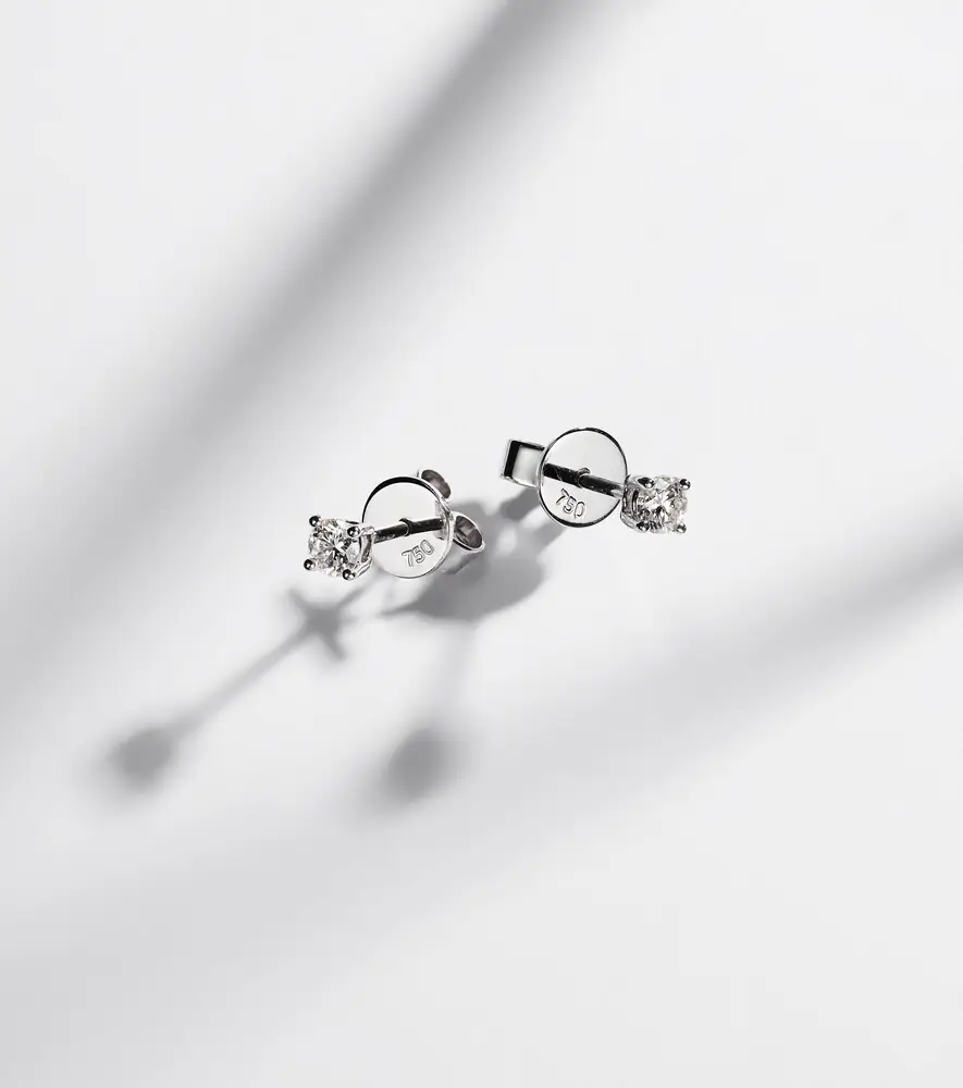 Anita Ko 18kt white gold stud earrings with diamonds | Thumbnail 5 Anita Ko 18kt white gold stud earrings with diamonds | Thumbnail 5