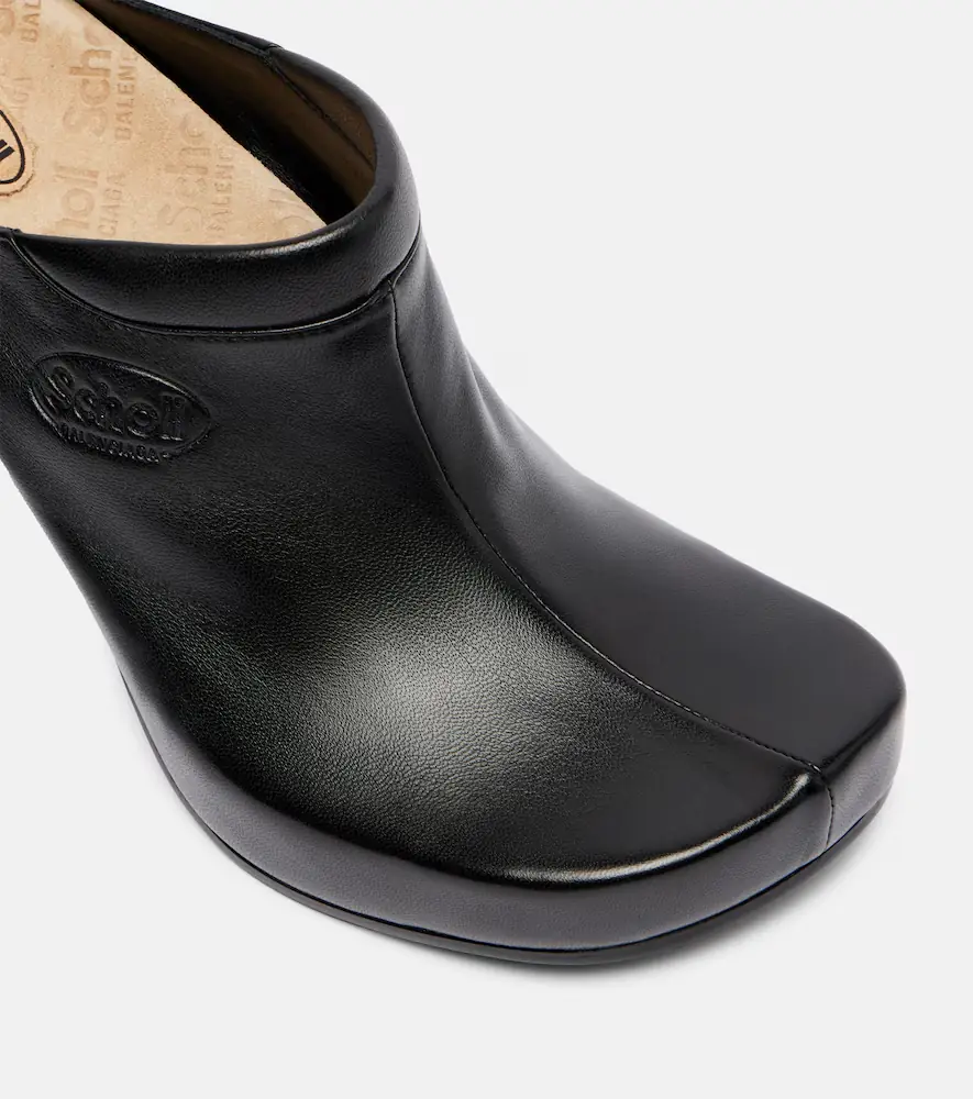 Balenciaga x Scholl 80 leather mules | Thumbnail 4 Balenciaga x Scholl 80 leather mules | Thumbnail 4