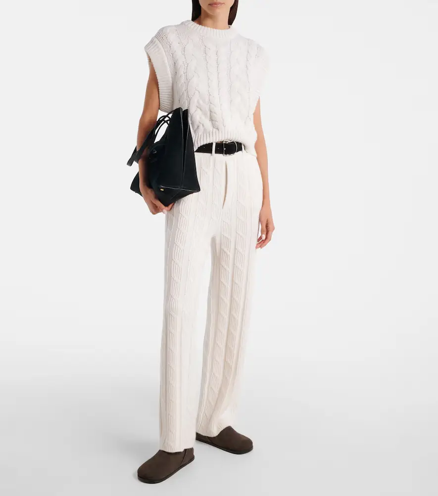 Lisa Yang Ebba low-rise cashmere wide-leg pants | Thumbnail 4